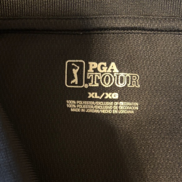 PGA Tour Men's Black Polo Shirt - Picture 4 of 5